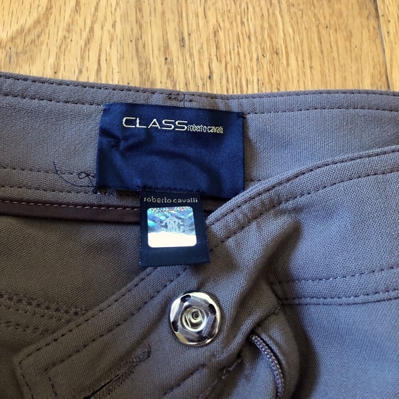 Class Roberto Cavalli Brown Casual Pants US 8 - Picture 13 of 17
